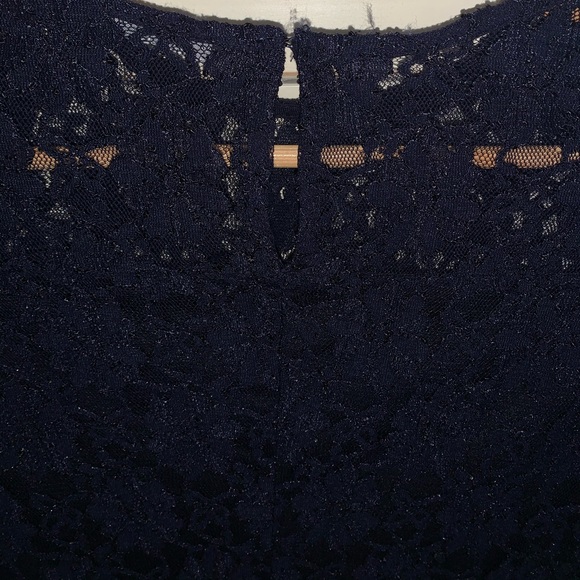 Zara Navy Lace Dress - Picture 4 of 7